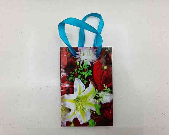 Пакет бумажный подарочный  МИНИ 8*12*3.5 арт06 (12 шт) Харьков