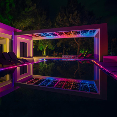 Гірлянда Twinkly Smart LED Dots 200 RGB LED Lights String, Clear Wire, Plug, IP44 10м (TWD200STP-TEU) Вінниця - фото 9