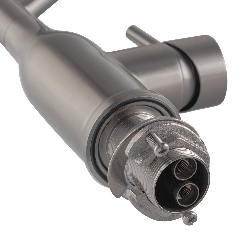 Кухонный смеситель Koer KI-70026-02 с черным силиконовым изливом KR5209 Харьков - изображение 2