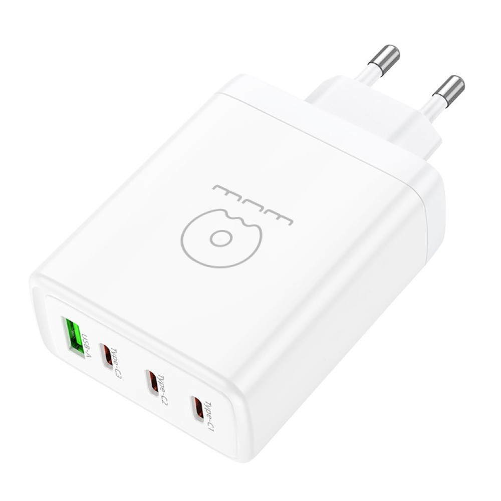 Мережевий зарядний пристрій WUW-C158 1USB 3Type-C PD100W white WUW-C158 Одеса - фото 2