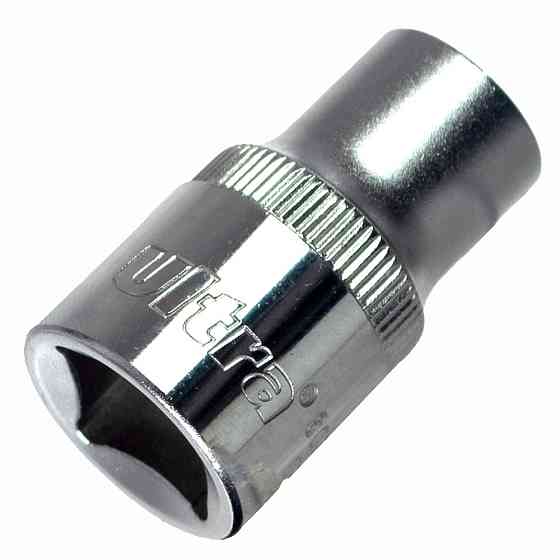Насадка шестигранна коротка 1/2" 11мм CrV ULTRA (6070112) Рівне