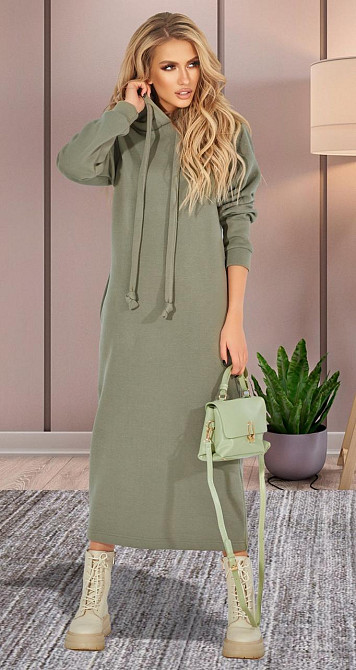 Тёплое длинное платье с начёсом (54-56) Киев - изображение 5