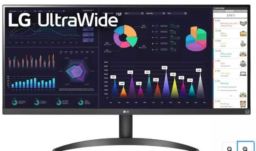 Монитор LG IPS 34WQ500-B 34