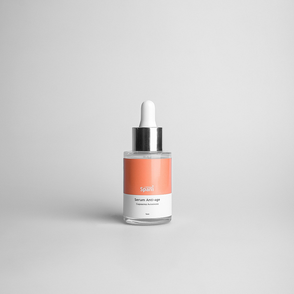 Антивікова сироватка з екстрактом ламінарії та гіалуроновою кислотою Serum Anti-age Spani 30 мл Київ - фото 2