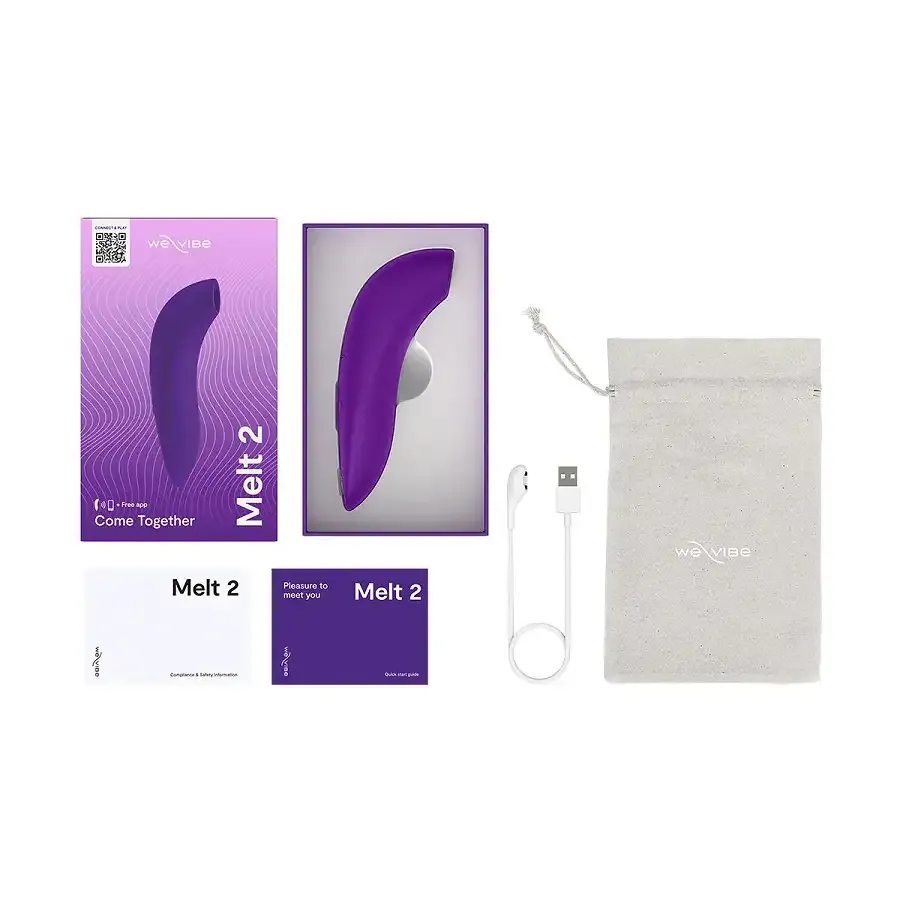 Вакуумный смарт-стимулятор для пар We-Vibe Melt 2 Purple Львов - изображение 8