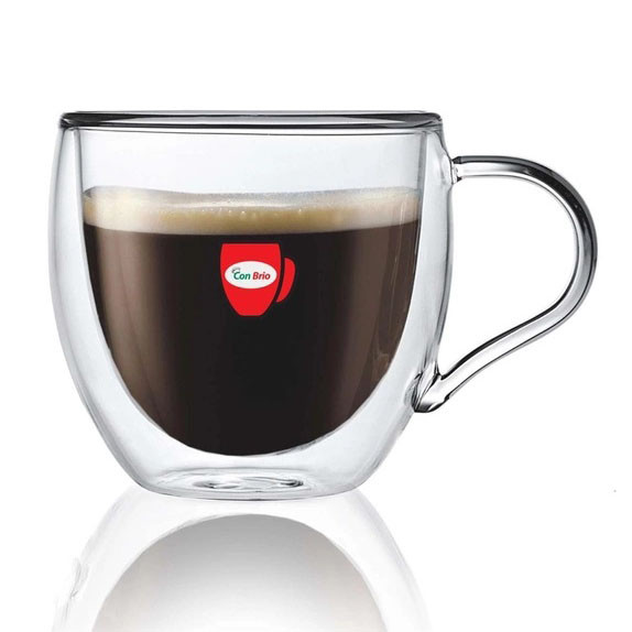 Стаканы для чая двойные, Стеклянная кофейная кружка с двойными стенками, Стаканы и чашки с двойным дном VD-94 Львов - изображение 9