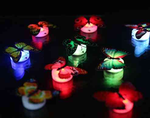 Світлодіодні метелики 1 штука 5 см різнобарвний Київ