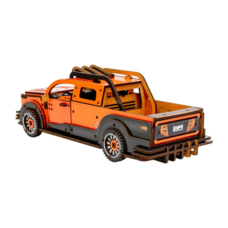 Дерев'яний 3D конструктор "Пікап" Puz-00931, 212 деталей Вінниця - фото 5