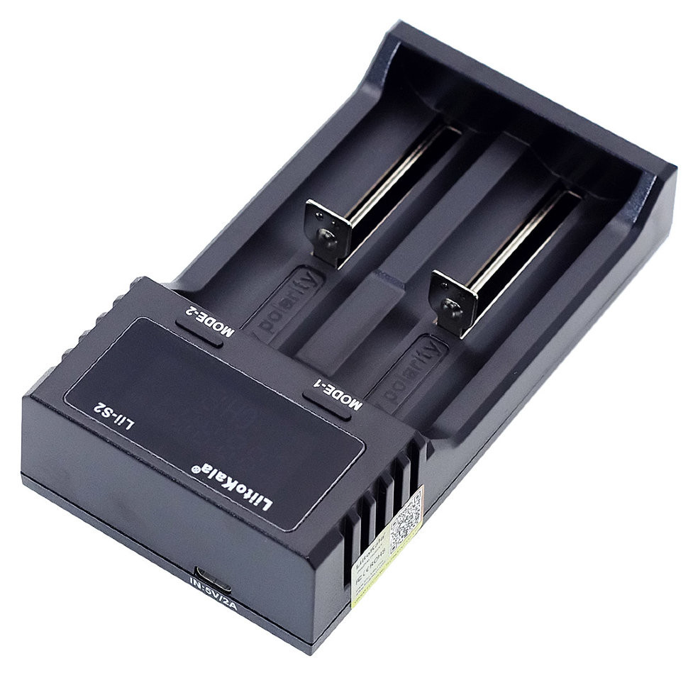 Зарядний пристрій Liitokala Lii-S2, 2 канала, Ni-Mh/Li-ion/LiFePo4, USB, LCD, Box Київ - фото 2