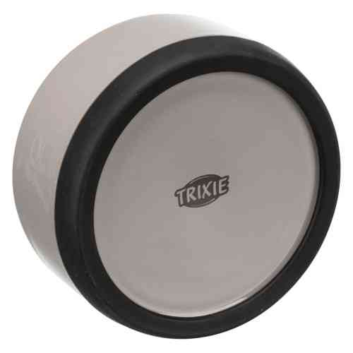 Миска Trixie для собак керамическая с резиновым основанием 0,4 л 12 см серая Киев