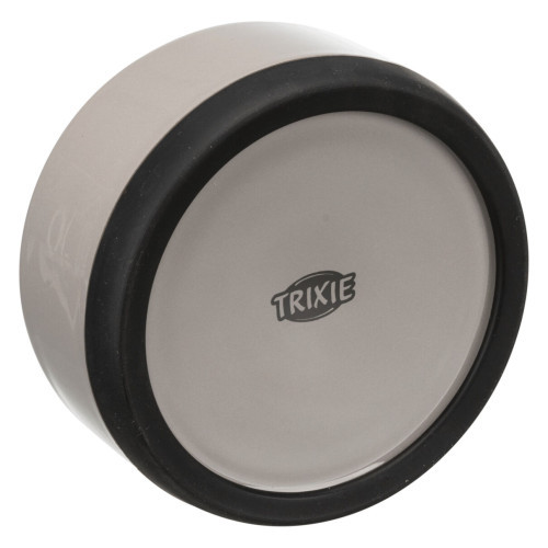 Миска Trixie для собак керамическая с резиновым основанием 0,4 л 12 см серая Киев - изображение 2