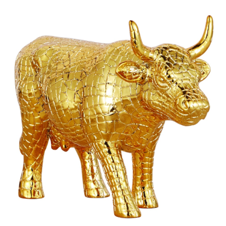 Статуэтка корова Mira Moo-Gold коллекционная (Size М) полирезин Киев