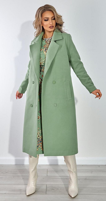 Стильне пальто в модному відтінку (42) Київ - фото 5