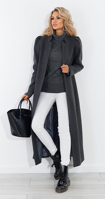 Довге кашемірове пальто (46) Київ - фото 2