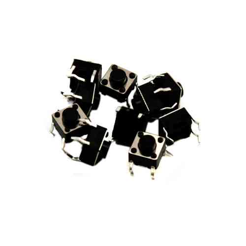 Кнопка тактова, мікрік 100шт, DIP 4 контакта, 6х6х5мм Вінниця