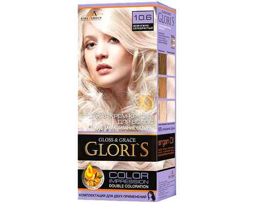 Фарба для волосся 10.6 (Перлинно-сріблястий) ТМ GLORIS Solmir Київ