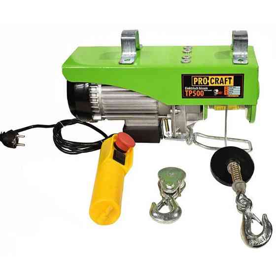 Электрический подъемник Procraft TP250 (250 кг, 20 м) - Тельфер, гарантия 36 мес Львов