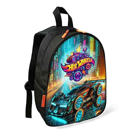 Рюкзак дитячий Хот Вілс / Hot Wheels шкільний/міський 34х27х13 см для хлопчика (02673) Київ