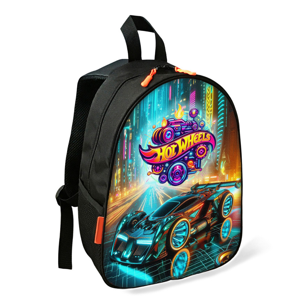 Рюкзак дитячий Хот Вілс / Hot Wheels шкільний/міський 34х27х13 см для хлопчика (02673) Київ - фото 1