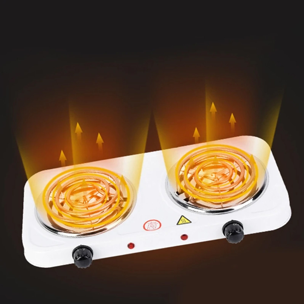 Электрическая плита настольная на 2 конфорки, 2000Вт, JX-2020B / Электрическая панель с двумя конфорками Киев - изображение 5