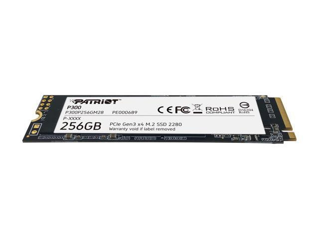 Накопитель SSD M.2 Patriot P300 256GB NVMe 2280 PCIe 3.0 3D TLC Киев - изображение 3