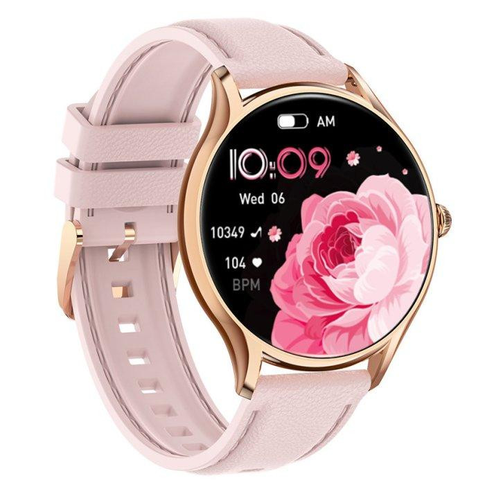 Жіночий розумний наручний годинник Smart Milano Gold Rubber 2 ремінці Вінниця - фото 3