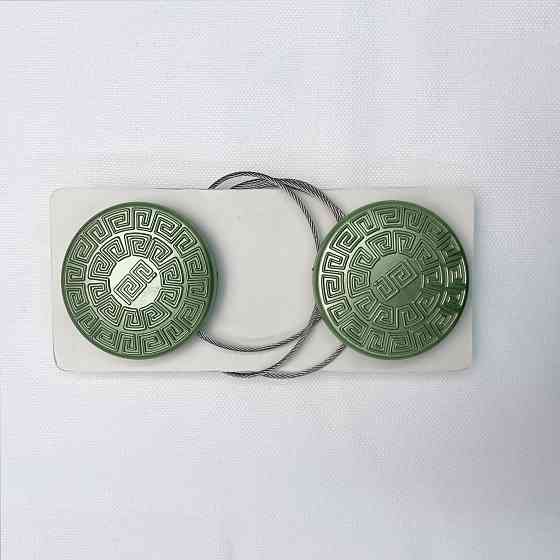 Магніти для штор і гардин Родос набір 2 шт Оливковий (81-127) Київ