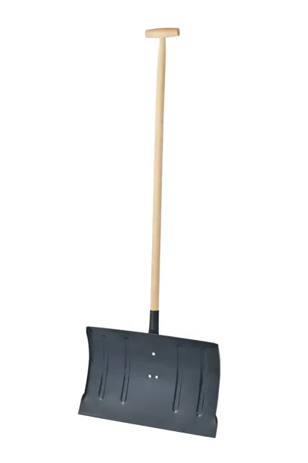 Лопата для снігу металева від польського виробника з дерев'яним держаком: 48х30/130 см Київ - фото 1