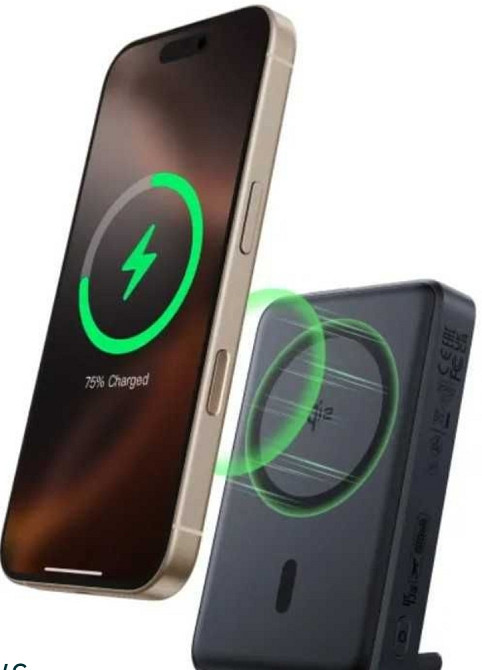 Флагман бездротовий повербанк Baseus Nomos Qi2 45W 10000 mAh MagSafe. Харьков - изображение 3