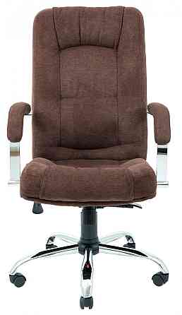 Офисное Кресло Руководителя Richman Alberto Kord 472 Хром М2 AnyFix Коричневый Киев