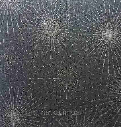 Шпалери вінілові на флізеліні AS creation The Bos 0.53х10 геометрія сережка сріблясті чорні 3д Київ