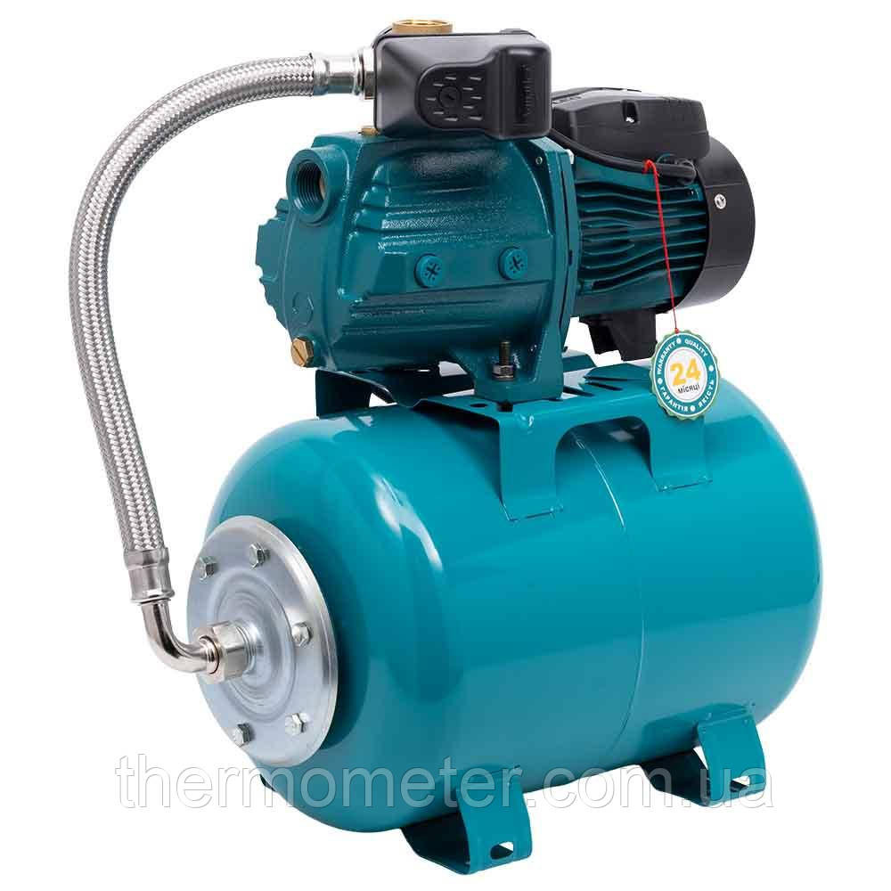 Станція 0.45 кВт Hmax 41м Qmax 45 л/хв (самовсмоктувальний насос) 24 л AquaticaLEO AJm45A3/UA (775382/24) Київ - фото 4