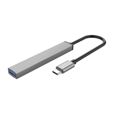 Концентратор Orico Type-C to USB3.0, 3xUSB2.0 (AH-13-GY-BP) (CA913534) Вінниця - фото 1