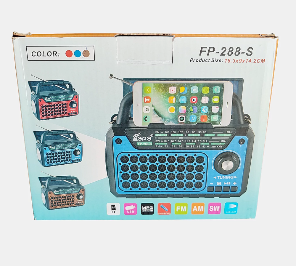 Радіоприймач на сонячній батареї FP-288-S із ліхтарем Вінниця - фото 4