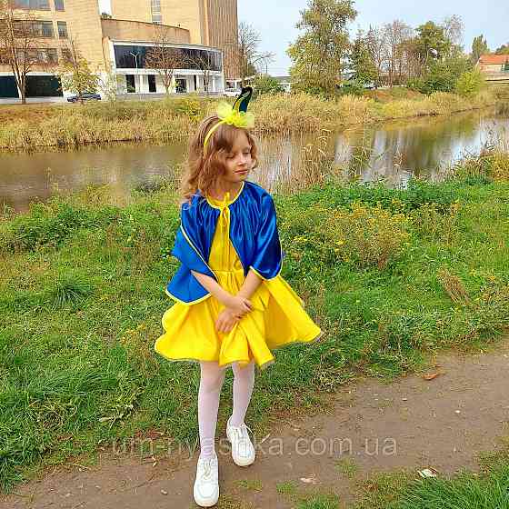 Жовта святкова сукня в патріотичних кольорах Сукня Білосніжки Кривий Ріг