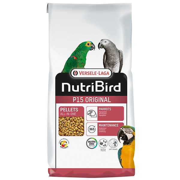 Versele-Laga NutriBird P15 Original ВЕРСЕЛЕ-ЛАГА НУТРІБЕРД ОРІДЖИНАЛ ЩОДЕННИЙ повнораціонний екструдований корм для великих папуг Київ - фото 1