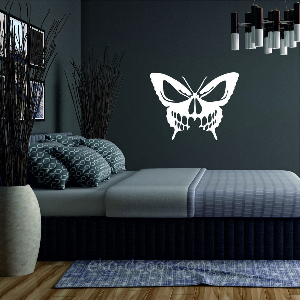 Декоративное настенное 3D Панно «Череп», Декор на стену с объемом 50*38 см, Белый Киев - изображение 2