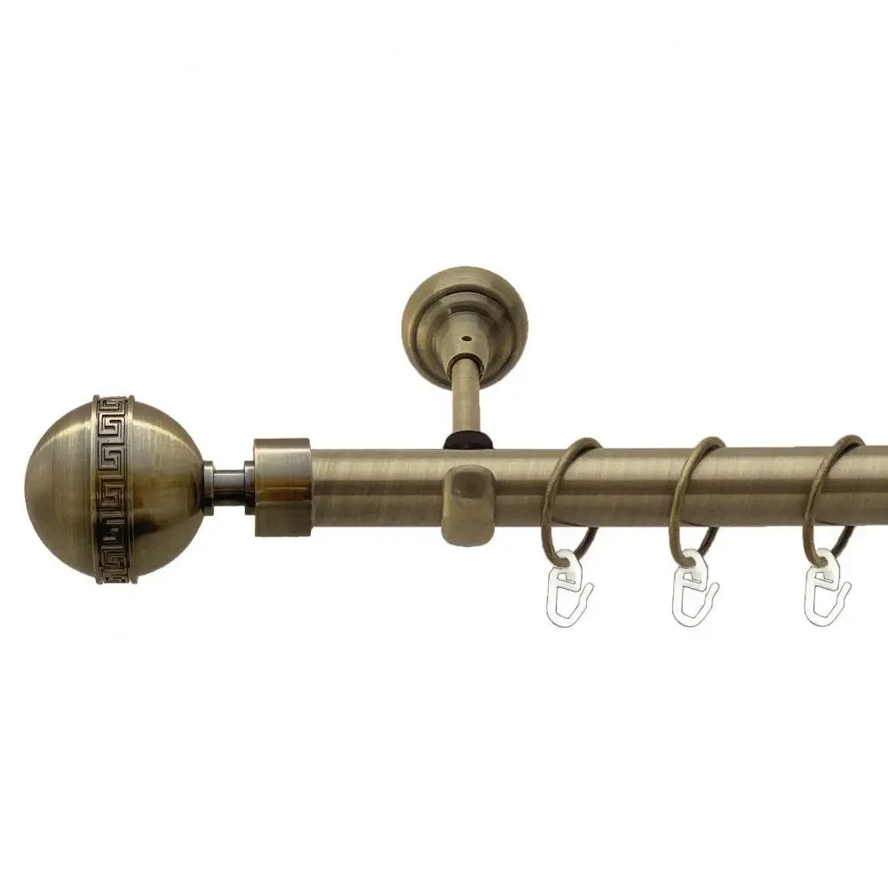 Карниз Orvit Таврика металевий однорядний відкритий Антик 25 мм 300 см (7524288) Львів - фото 1