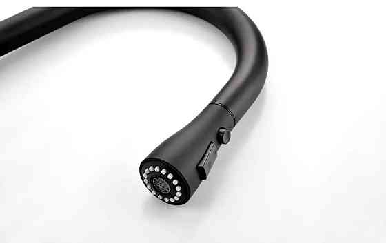 Умный сенсорный смеситель для кухни WanFan с выдвижным изливом, кран кухонный с сенсорным датчиком, Черный Каменец-Подольский