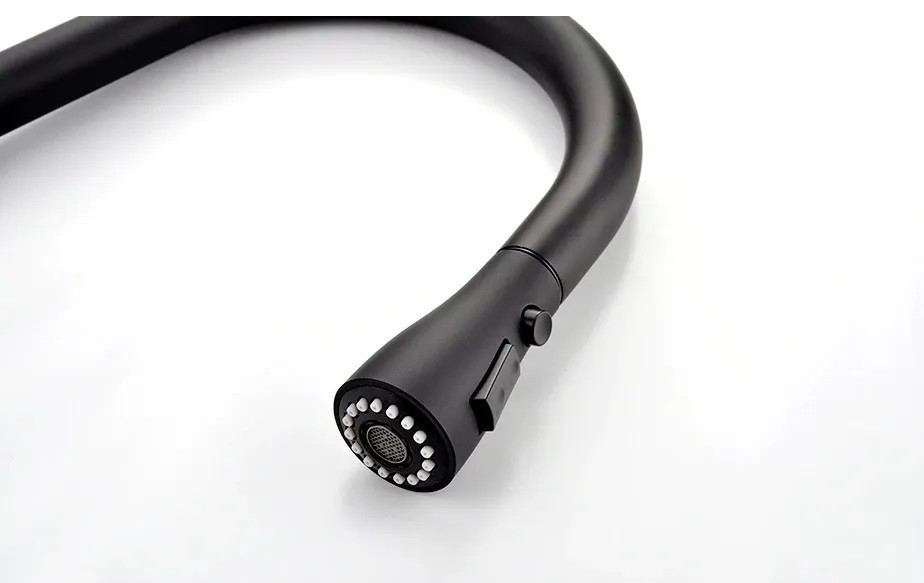 Розумний сенсорний змішувач для кухні WanFan з висувним виливом, кухонний кран з сенсорним датчиком, Черный Кам'янець-Подільський - фото 6