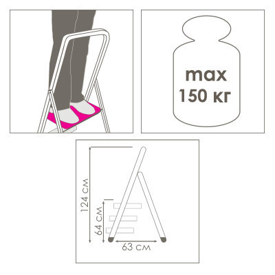 Лестница Eurogold STEEL HOME 213 GREY (ЕГ-213 GREY) Винница - изображение 5