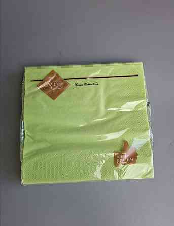 Салфетки бумажные однотонные (ЗЗхЗЗ, 20шт) Luxy Салатовый(3-3) (1 пачка) Харьков