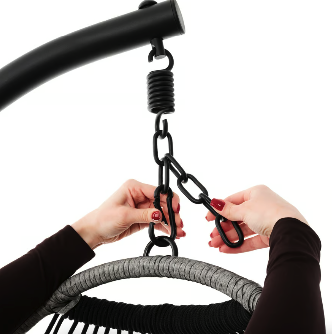 Підвісне крісло-кокон Di Volio Beluno графітовий Киев - изображение 7