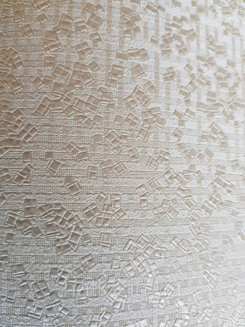 Обои Marburg Tango 58851 лофт геометрия маленькие квадраты серебряные на белом фоне 10.05 х 0.70 м. Киев - изображение 2