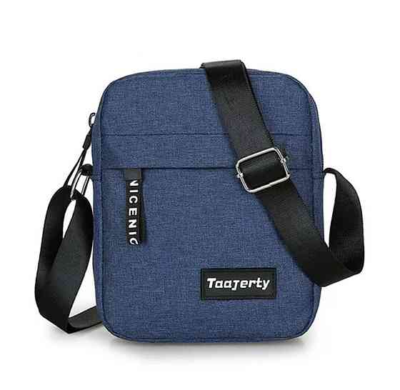 Чоловічі модні сумки, спортивні сумки з тканини, водонепроникні сумки через плече Київ