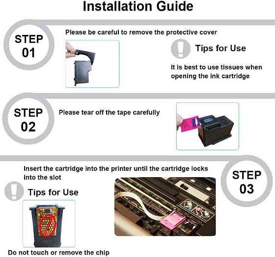 Чернильные картриджи Print Expert HP 301 301XL для принтеров HP 301 Deskjet 1000 1010 1011 2050 2050a 2054a 3050 3054 3060 Днепр