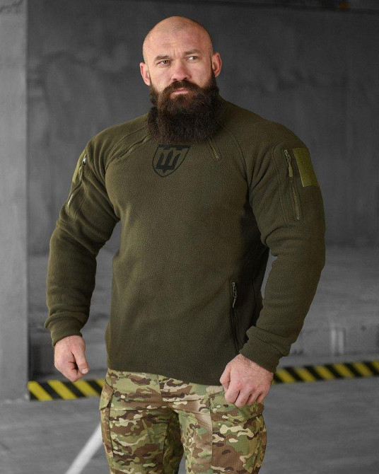 Тактическая флисовка MOTARO ТРО олива ВТ0476 Одесса - изображение 2