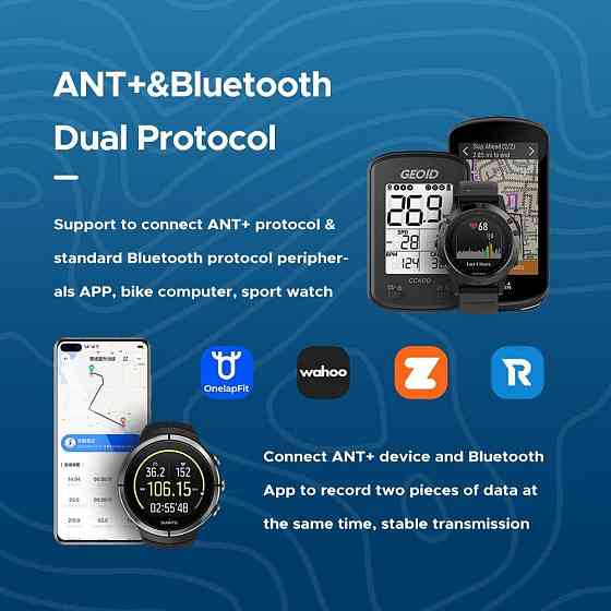 Датчик каденсу/швидкості для велосипеда GEOID CS600 ANT+/Bluetooth Луцк