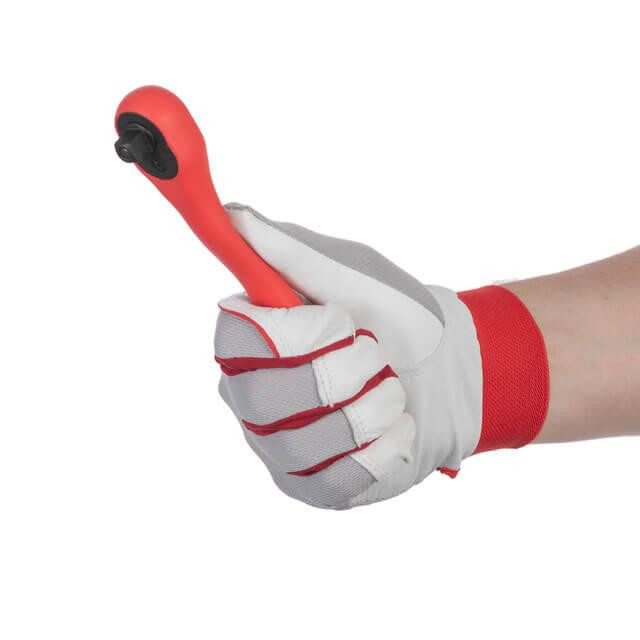 Рукоятка INTERTOOL на 72 зуба 3/8" вигнута Cr-v(Professional) - інструмент для автосервісу Львів - фото 4