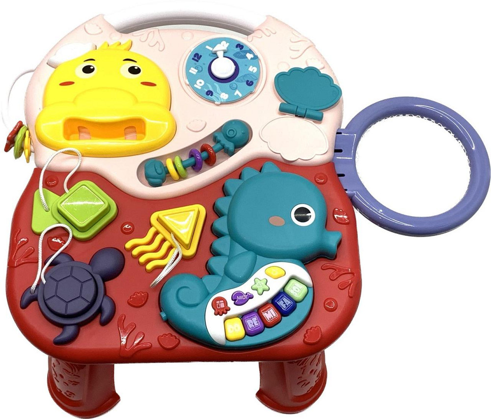 Каталка-ходунки Tiibaby ігровий центр 3 в 1 Перші кроки Червоний (66548-66549) Чернигов - изображение 4